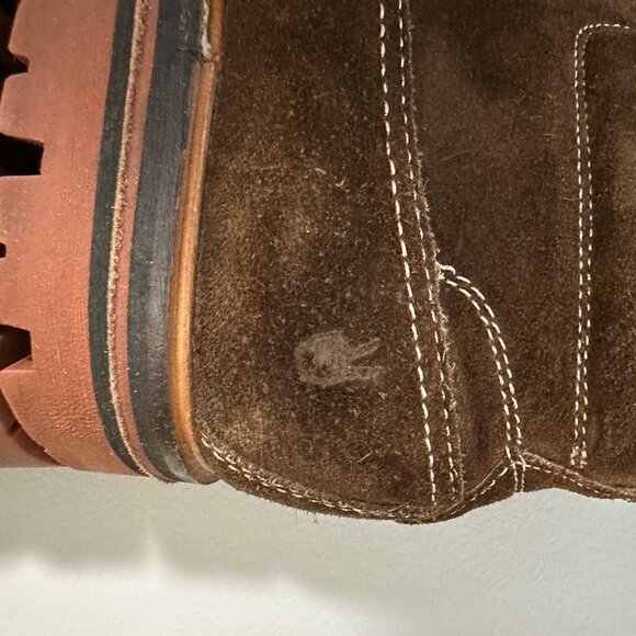 John Varvatos U.S.A. Mens Brown Suede Leather Lug Sole Eriksen Chukka Boots 9M - Picture 8 of 15